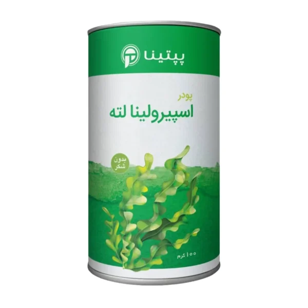 پودر اسپیرولینا لته پپتینا قوطی 100 گرمی